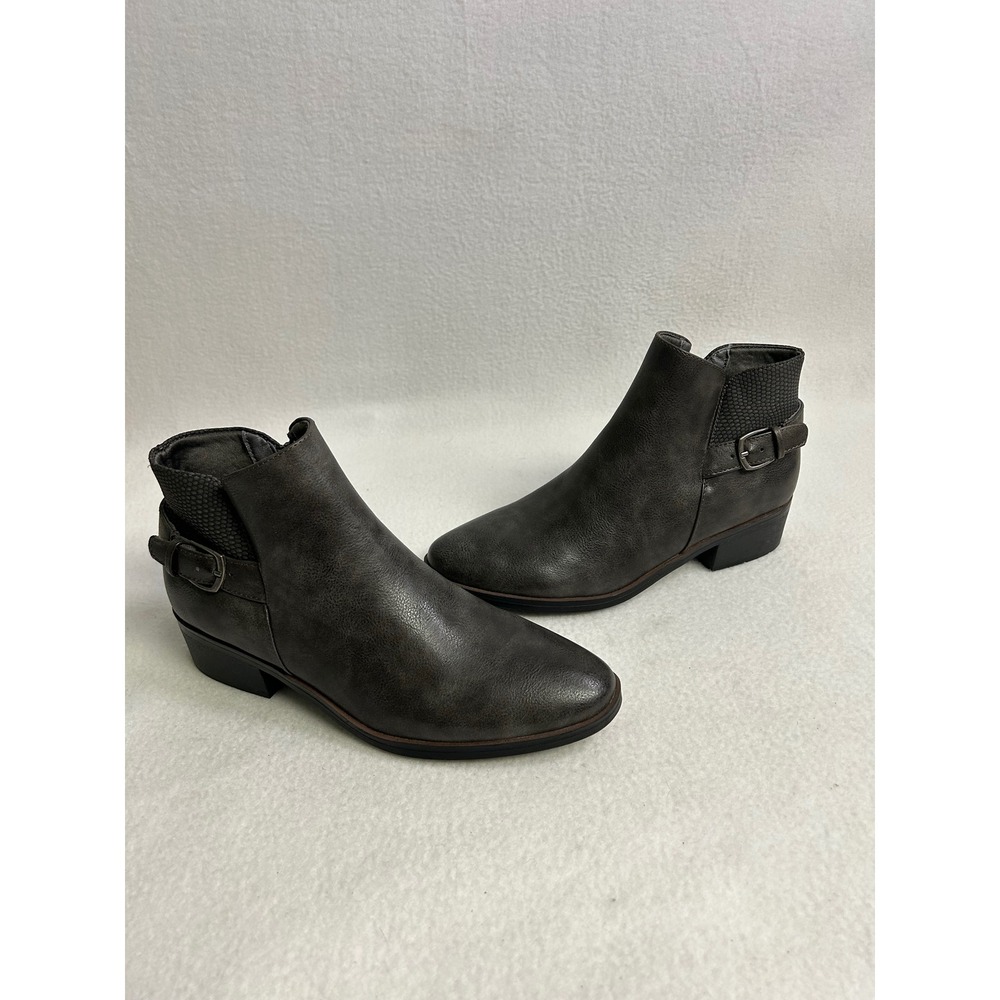 Casual Boho Baretraps Womens 8.5M Grey Marconi Ankle Bootie